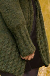 Lana Grossa JACKE MIT ZOPFMUSTERBLENDEN Alta Moda Alpaca