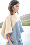 Lana Grossa PONCHO/STOLA MIT HEBEMASCHENRÄNDERN Silkhair