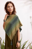 Lana Grossa PONCHO MIT QUASTEN  Summer Lace Degradé