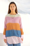 Lana Grossa PULLI IM VERSETZTEN RIPPENMUSTER Silkhair