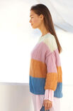 Lana Grossa PULLI IM VERSETZTEN RIPPENMUSTER Silkhair
