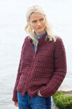 Lana Grossa JACKE IM VERKREUZTEN HEBEMASCHENMUSTER Alta Moda Cashmere 16