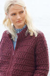 Lana Grossa JACKE IM VERKREUZTEN HEBEMASCHENMUSTER Alta Moda Cashmere 16