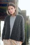 Lana Grossa QUERGESTRICKTE JACKE MIT AJOURMUSTER Brigitte No. 2