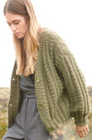Lana Grossa JACKE IM RIPPENSTRUKTURMUSTER Lala Berlin Lovely Cotton