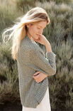 Lana Grossa KIMONOJACKE IM FALLMASCHENMUSTER Ecopuno Print