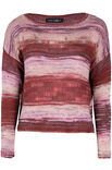 Lana Grossa PULLI GLATT RECHTS MIT FALLMASCHENMUSTER Fresco