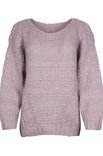 Lana Grossa PULLI MIT ZOPF- UND HEBEMASCHENMUSTER Sara & Silkhair
