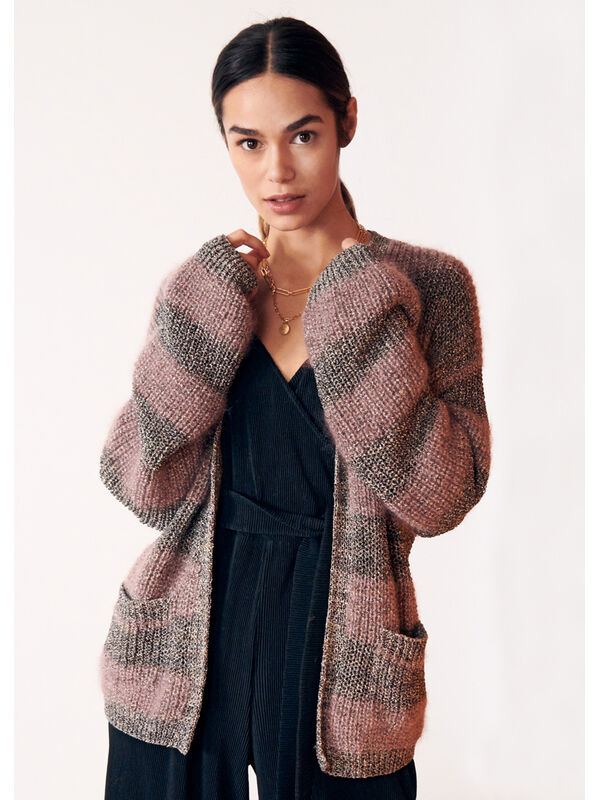 Lana Grossa JACKE IM HALBPATENTMUSTER Alessia & Silkhair