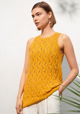 TOP IM AJOURMUSTER Linarte von Lana Grossa