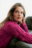 Lana Grossa PULLOVER IM NOPPEN-LOCHMUSTER Brigitte No. 2