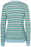 Lana Grossa JACKE IM BLUMENMUSTER Ecopuno