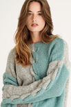 Lana Grossa PULLI GLATT LINKS MIT ZOPFMITTEN Alpaca Moda