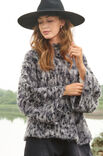 Lana Grossa PULLI GLATT RECHTS QUER GESTRICKT Lala Berlin Brushy