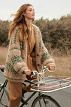 Lana Grossa CARDIGAN MIT JACQUARDBORDÜREN Lala Berlin Furry