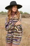 Lana Grossa CARDIGAN GLATT RECHTS Lala Berlin Stripy & Furry
