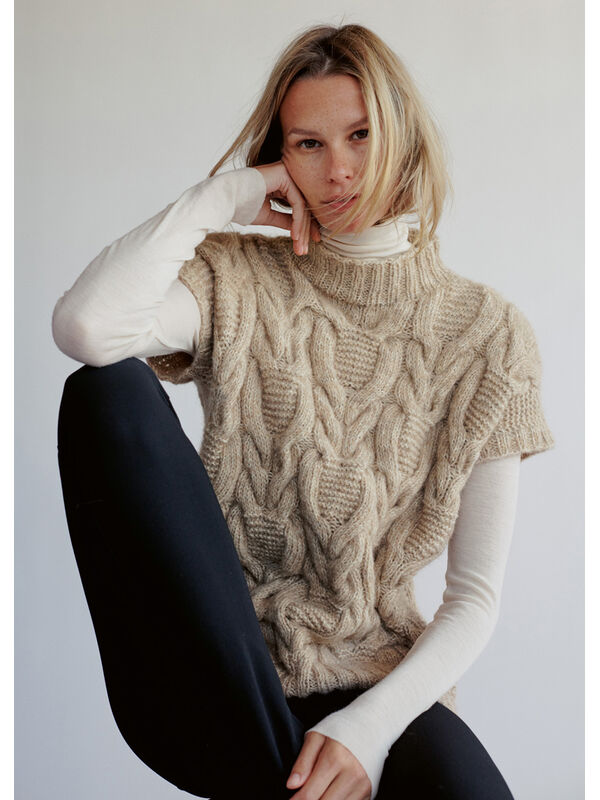 Lana Grossa PULLUNDER Natural Alpaca Pelo