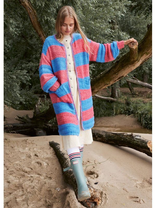 Lana Grossa LONGCARDIGAN Ecopuno & Setasuri