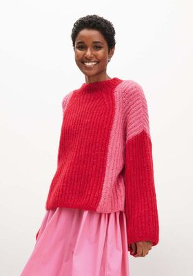PULLOVER IM HALBPATENTMUSTER Alpaca Air II von Lana Grossa