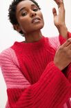 Lana Grossa PULLOVER IM HALBPATENTMUSTER Alpaca Air II