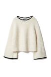 Lana Grossa RUNDPASSENPULLOVER IN QUERRIPPEN Airy & Alpaca Air II