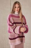 Lana Grossa OVERSIZEPULLOVER Caramella, Alpaca Air II, Orsetto & Silkhair