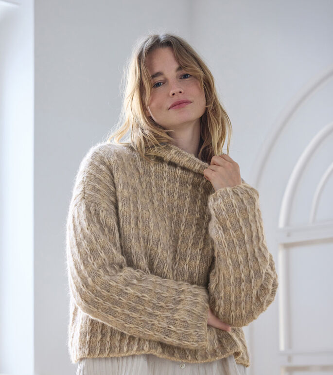 PULLOVER Alpaca Air II von Lana Grossa
