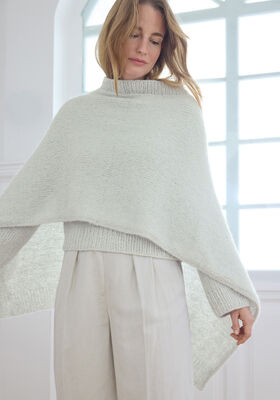 PONCHO Alpaca Air II von Lana Grossa