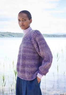 TOP-DOWN-PULLOVER Ecopuno Sfumato & Setasuri von Lana Grossa