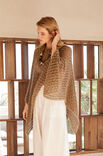 Lana Grossa HÄKELPONCHO Natural Superkid Tweed