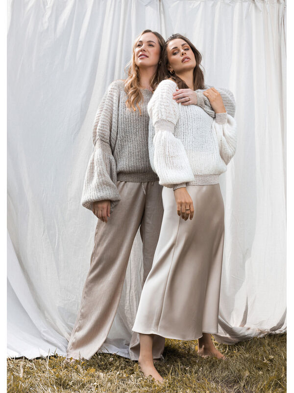 FILATI Studio PULLOVER Brigitte No 3 & Cool Wool Lace & Brillino