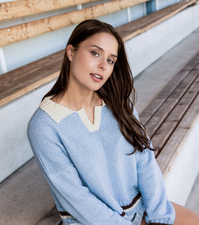POLOSHIRT Ecopuno von Lana Grossa