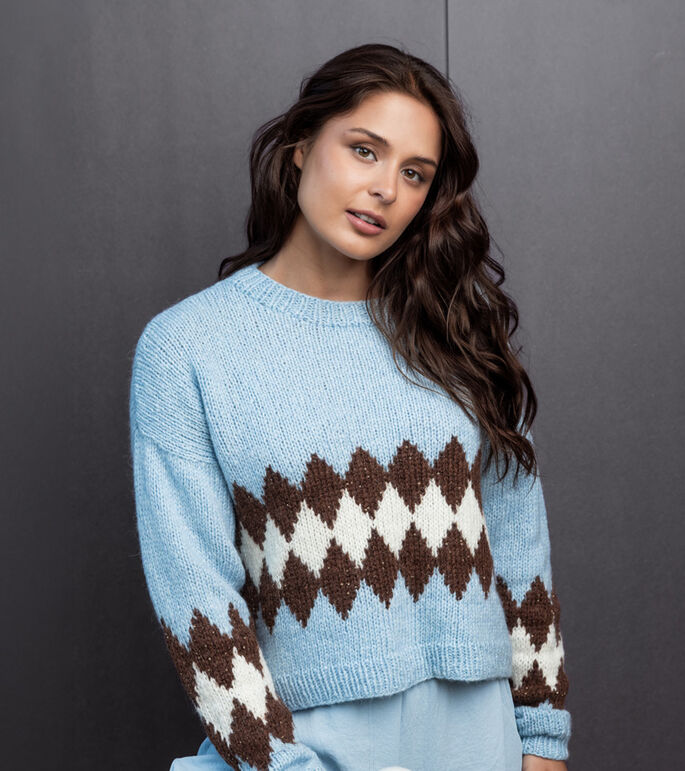 PULLOVER Brigitte No. 2 & Glamour von Lana Grossa