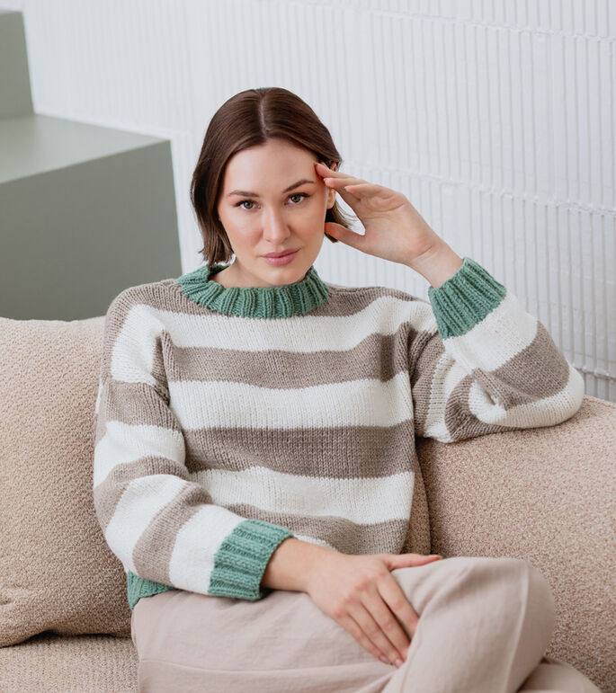 PULLOVER Merino Miscela von Lana Grossa