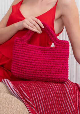 HÄKELTASCHE Merino Cardato von FILATI Studio