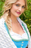 Lana Grossa WEISSE STOLA IM WELLEN-AJOURMUSTER COOL WOOL Melange (GOTS)