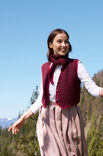 Lana Grossa WESTE IM RELIEFMUSTER Landlust Soft Tweed 180 & Cool Wool