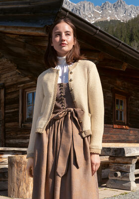 JACKE KRAUS RECHTS Cashmere Pure von Lana Grossa