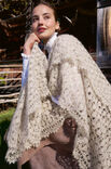 Lana Grossa TUCH IM MUSCHELMUSTER Natural Superkid Tweed