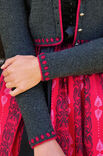 Lana Grossa SPENZERJÄCKCHEN MIT ROSENMUSTER COOL WOOL Melange (GOTS)