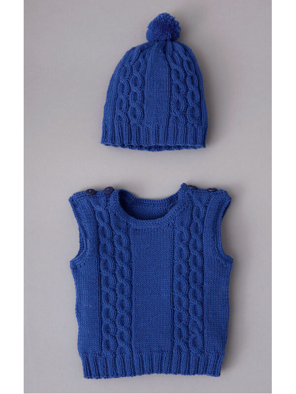 Lana Grossa PULLUNDER & MÜTZE Cool Wool Baby