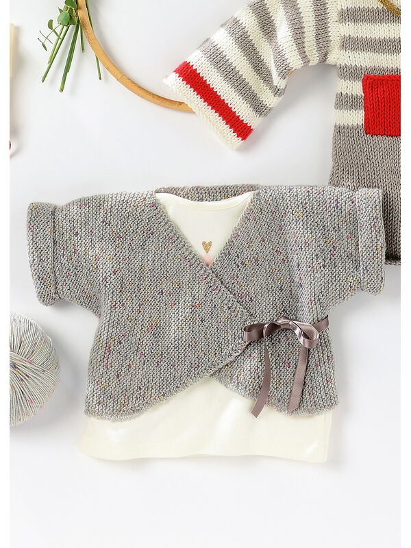 Lana Grossa WICKELJACKE Cool Wool Baby