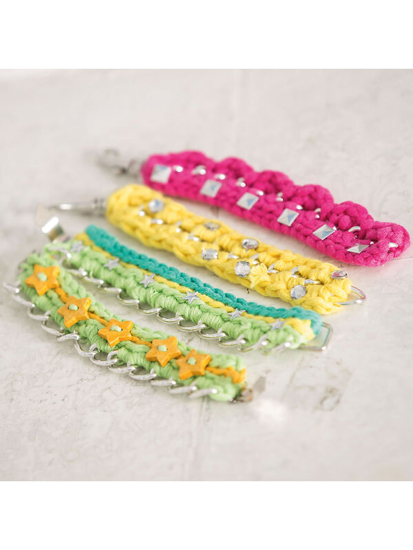 Lana Grossa GELBES ARMBAND Organico