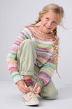 Lana Grossa HÄKELPULLOVER TOPDOWN Gomitolo Magico & Ecopuno