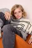 Lana Grossa KARO-PULLOVER Cool Merino