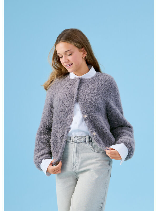 Lana Grossa JACKE TOP-DOWN Pelliccia