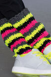 Lana Grossa SOCKEN + MÜTZE Mille II uni/Neon