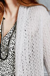 Lana Grossa Jacke im Loch-Rippenmuster SILKHAIR