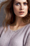 Lana Grossa JACKE MIT 1-KNOPF-VERSCHLUSS Silkhair