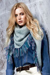 Lana Grossa DREIECKSTUCH MIT BUNTEN FRANSEN Silkhair